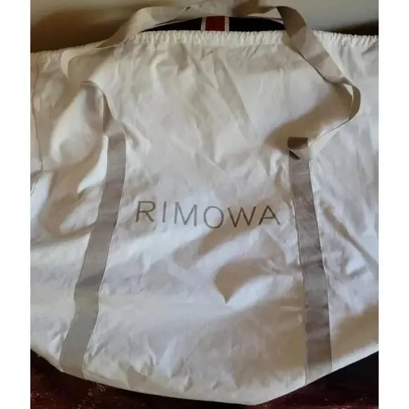 RIMOWA Laundry Tote bag Luggage XL Canvas H 23" X D14"X W 31" White/gray   #C2 - Picture 6 of 11
